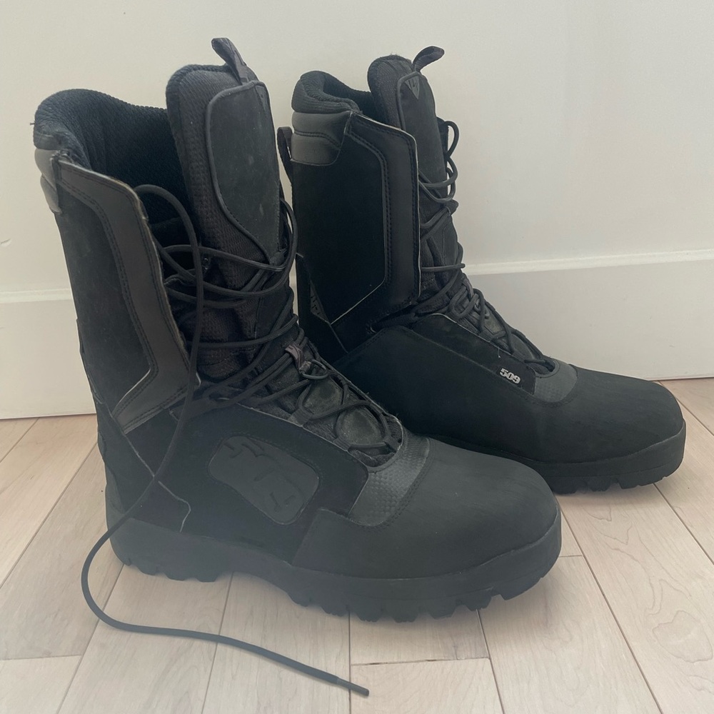 Men’s black 509 Safety Snowmobile Boots - Size 12